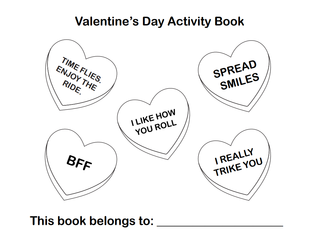 Free Valentine’s Day Printable Activity Booklet