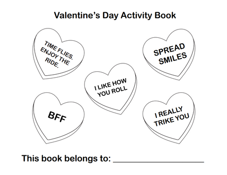 Free Valentine’s Day Printable Activity Booklet