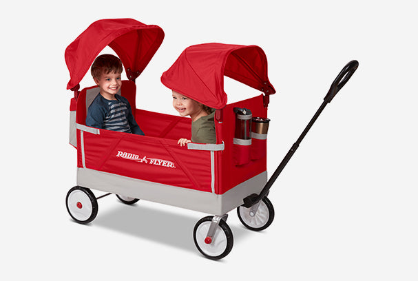 Dual Canopy Family Wagon | Radio Flyer