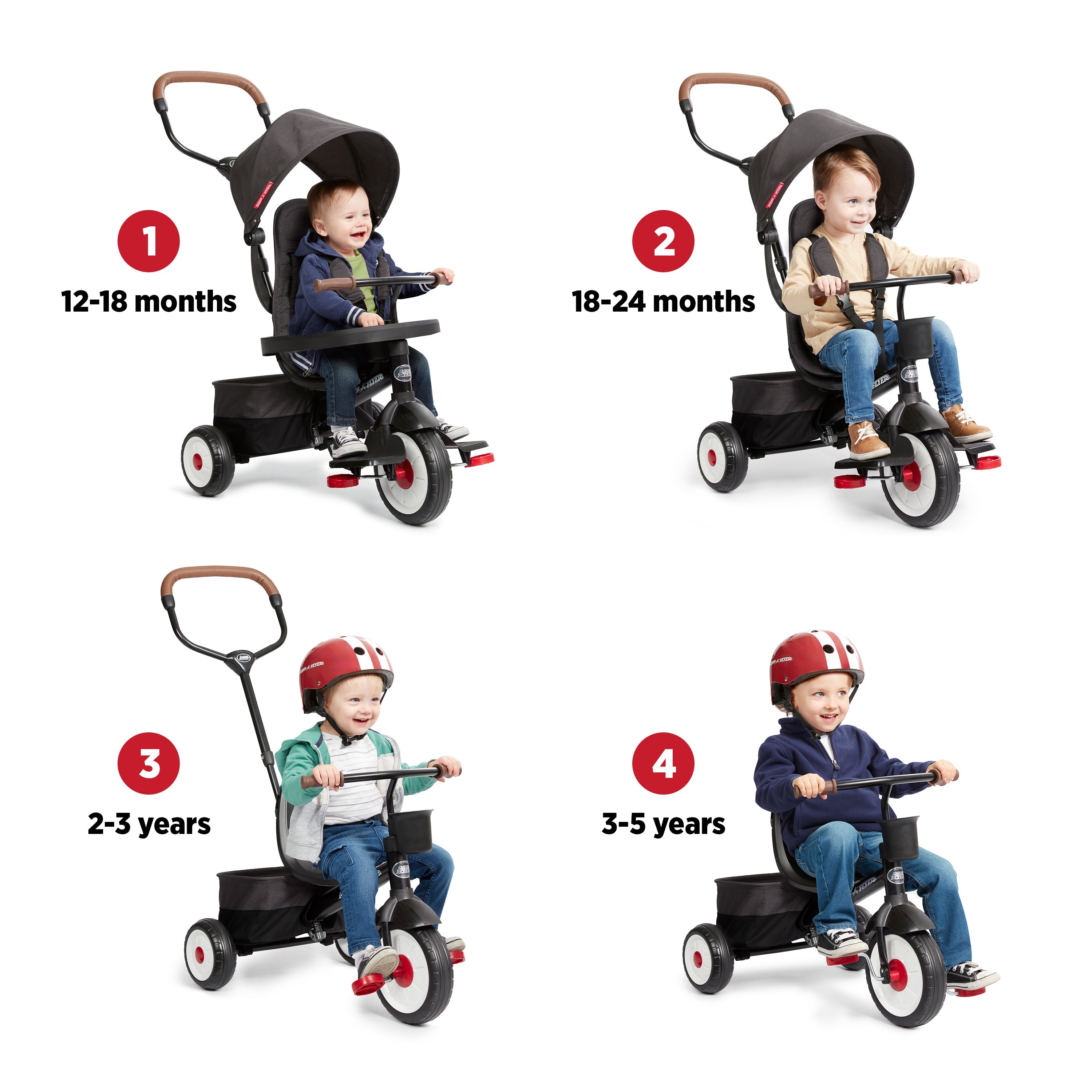 Radio Flyer City 4 in 1 Stroll N Trike