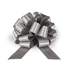 9'' Medium Silver Gift Bow