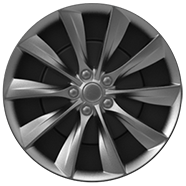 Silver Turbine Wheels