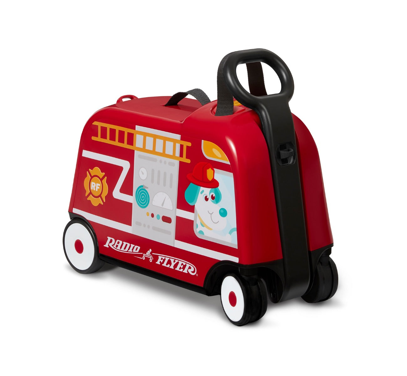 3 in 1 Happy Trav ler Fire Truck with Lights and Sounds Radio Flyer