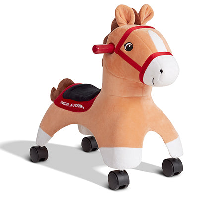 Radio Flyer Boots Rolling Pony Caster Ride On Horse