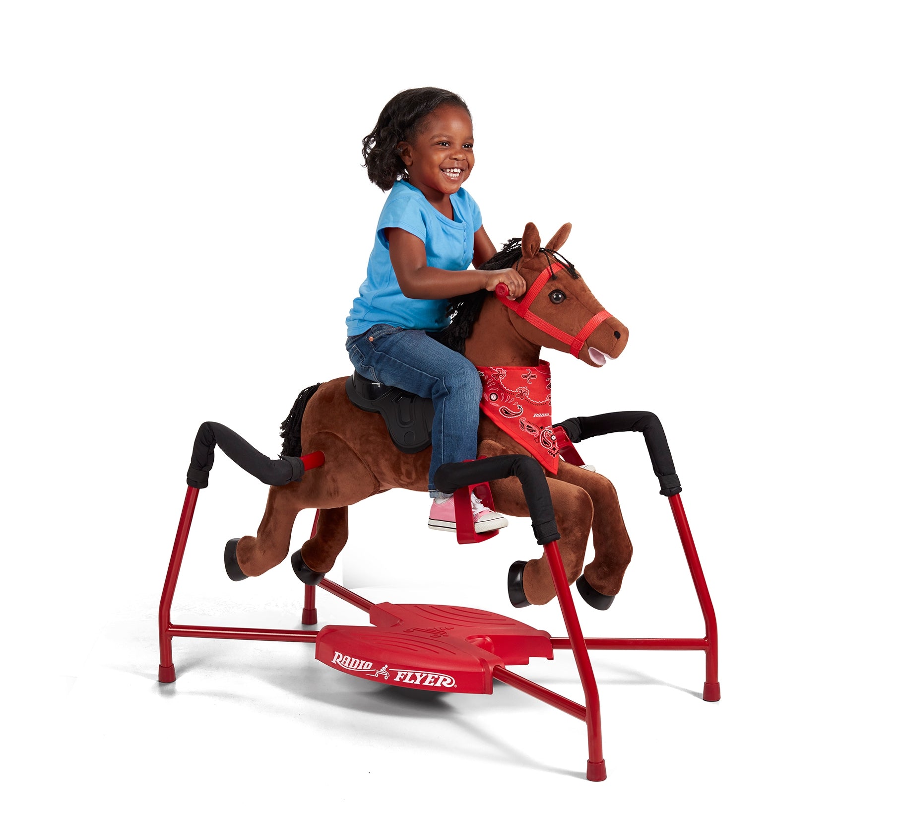 Radio flyer chestnut plush interactive riding horse on sale