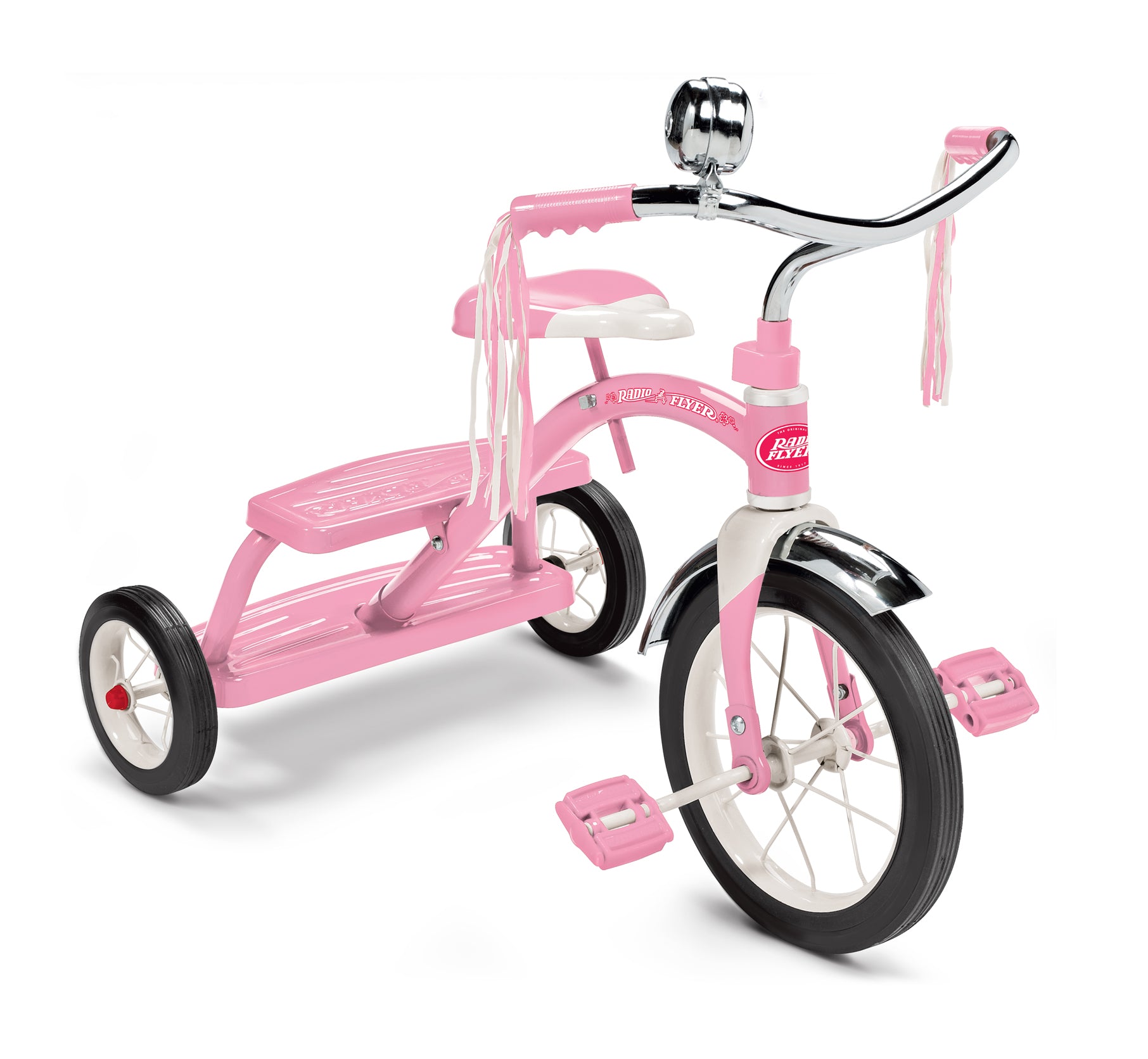 Classic Pink Dual Deck Tricycle Radio Flyer