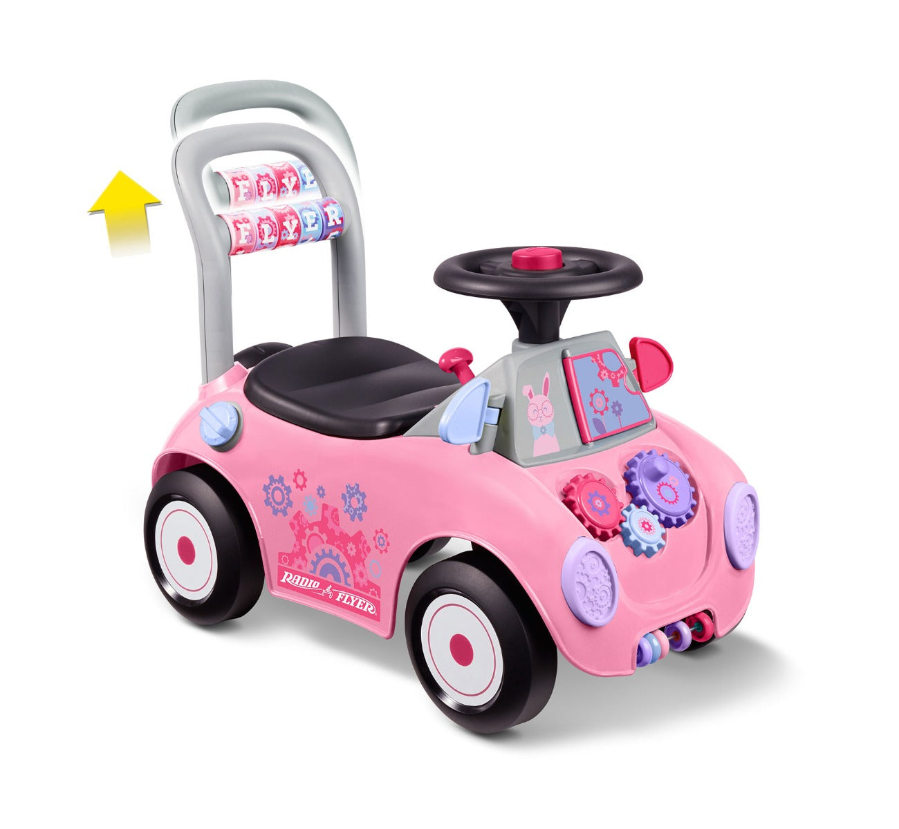 Creativity Car Pink Ride On Push Car