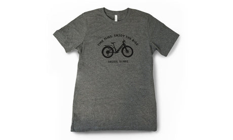 Adult Shirt Gray Flyer Bike L