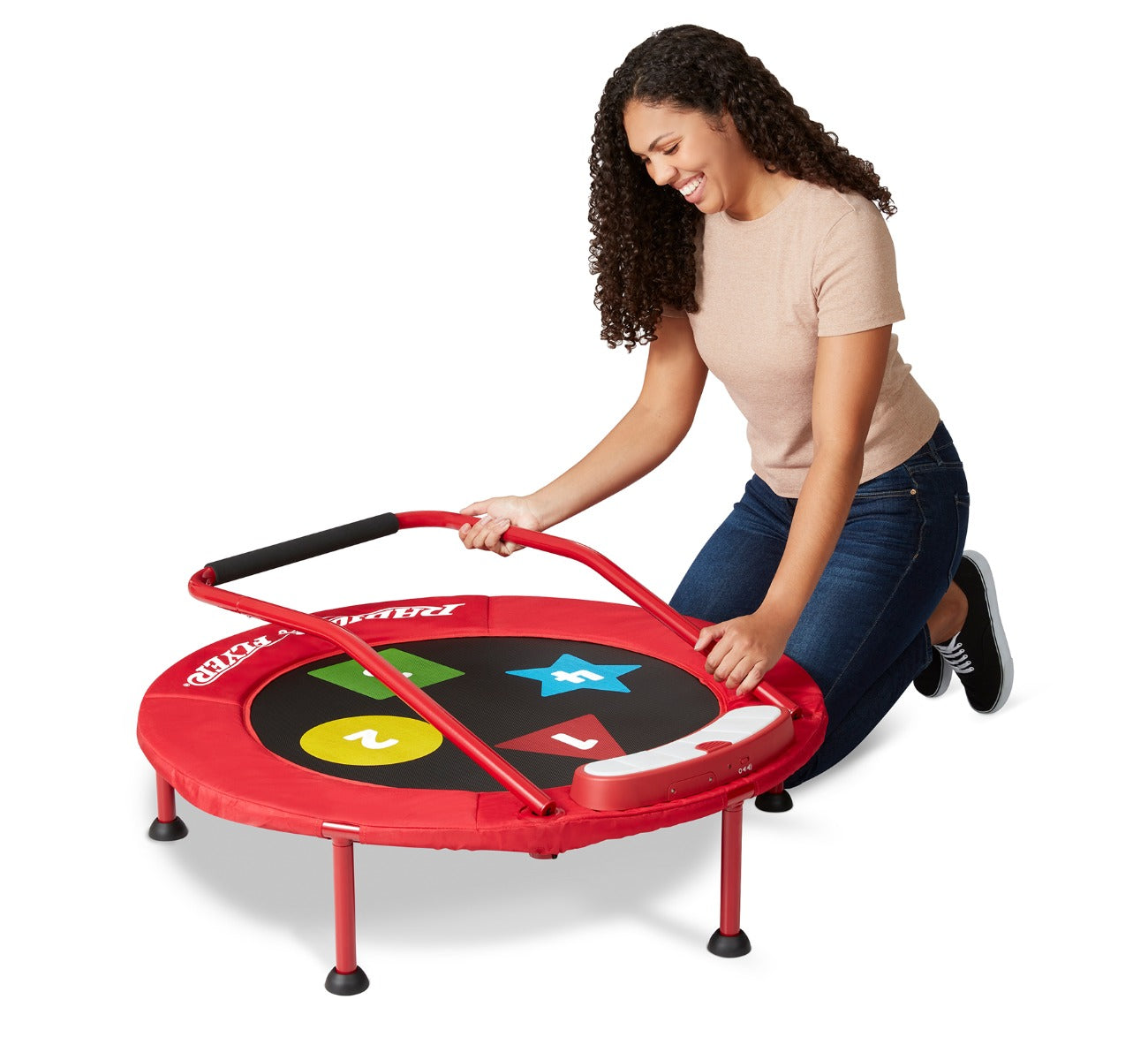 Game Time Interactive Kids Trampoline with Lights Sounds